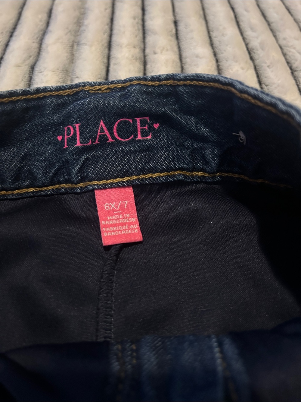 The Children's Place Blue Denim Skort with Navy Liner - Picture 3 of 4